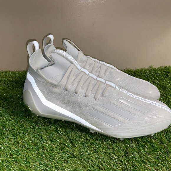 Adidas Adizero Primeknit Triple White Silver Football Cleats Mens GX5420 NEW main image 13